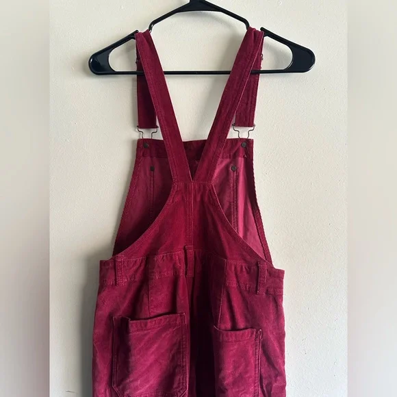 We The Free People Slim Ankle Corduroy Overalls. Could fit size 24-27! - Picture 5 of 10